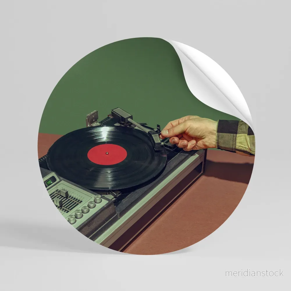 UNIQUE SOUNDS Rund väggdekal UNIQUE SOUNDS Rund väggdekal