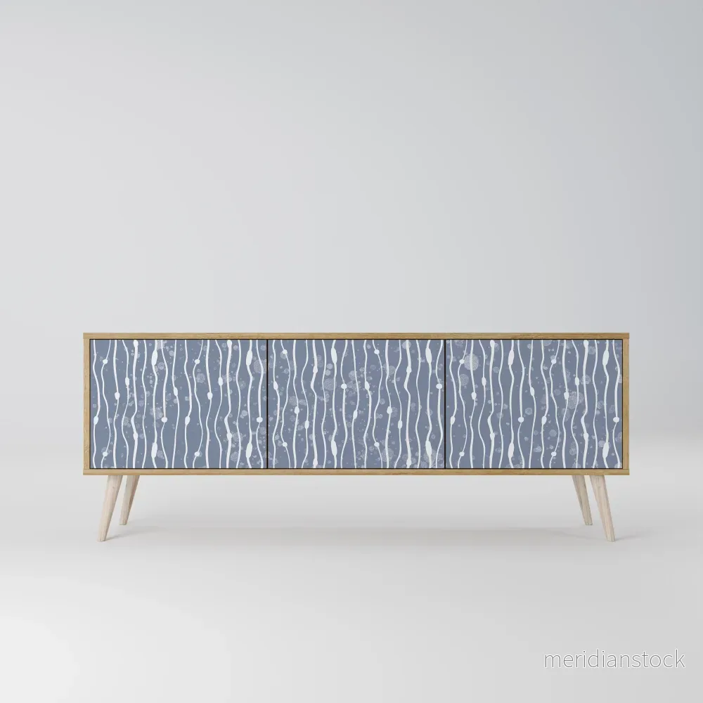 GRAPHITE RAIN TV-bänk med 3 dörrar - Bild 2