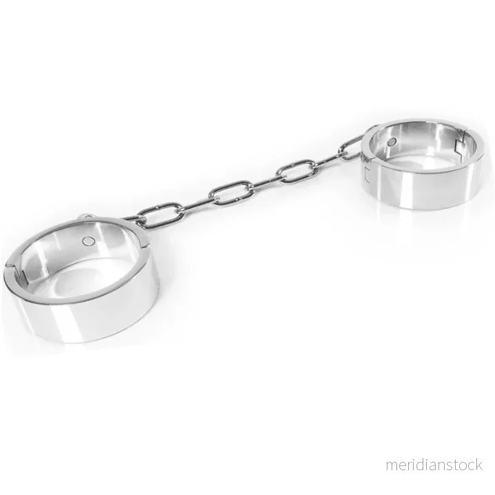 METAL HARD - ANKLE HANDCUFFS WITH ALLEN KEY SUBMISSION BDSM - Bild 2