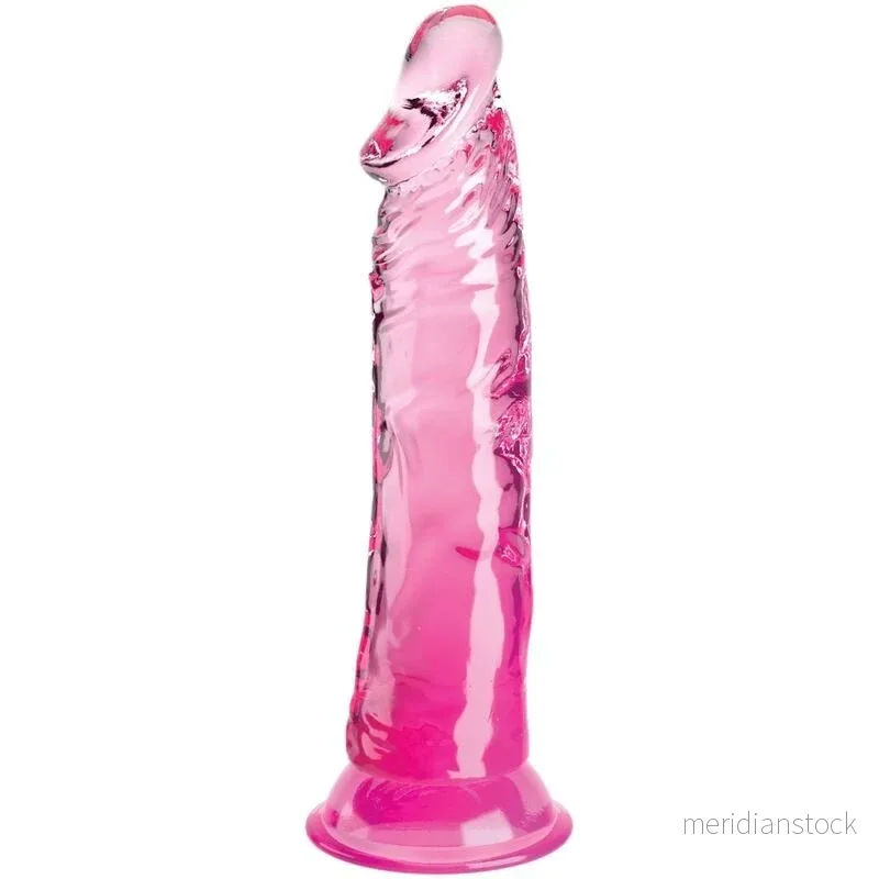 KING COCK - CLEAR REALISTIC PENIS 19.7 CM PINK - Bild 2
