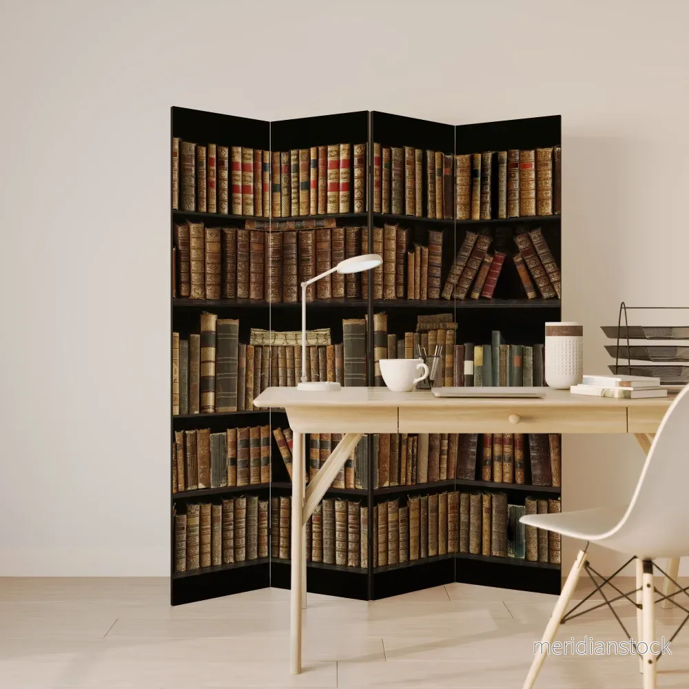 SHELVES OF TIME Rumsavdelare 4 paneler - Bild 3