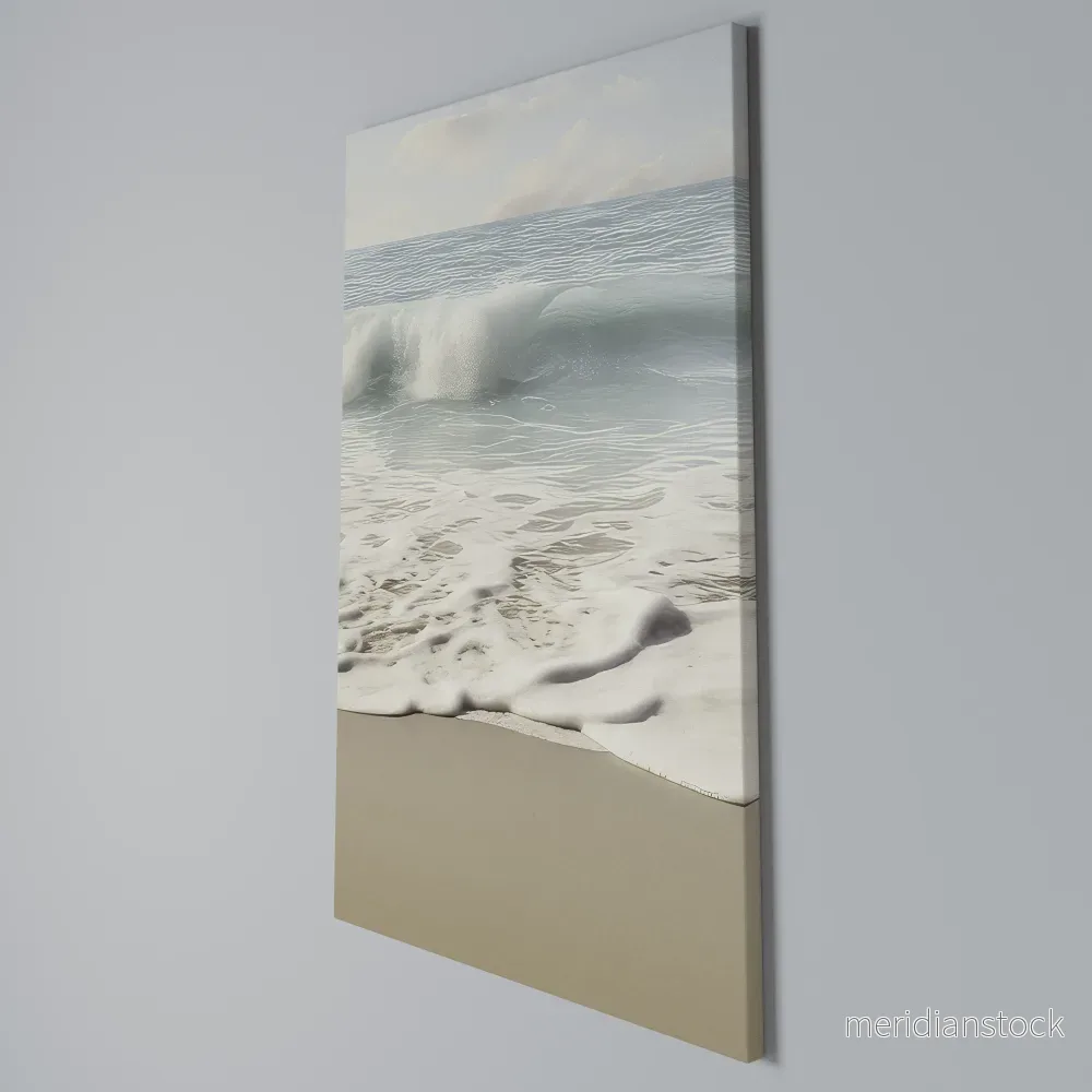 OCEAN WHISPER Vertical Canvas Print - Bild 3