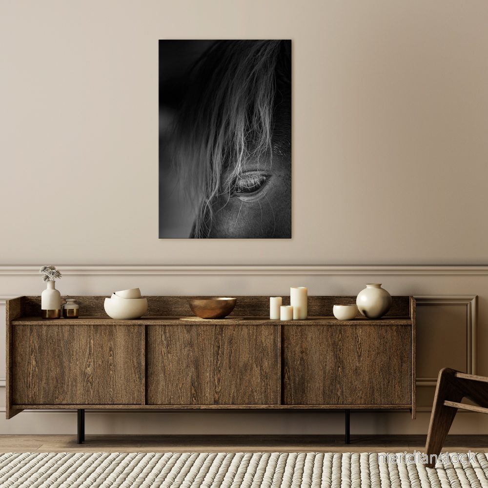 SILENT STRENGTH Vertical Canvas Print