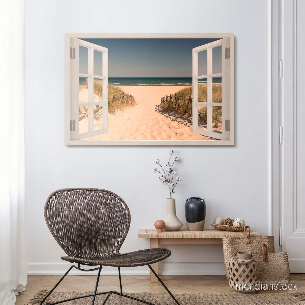 SANDY DREAMSCAPE Horizontal Canvas Print