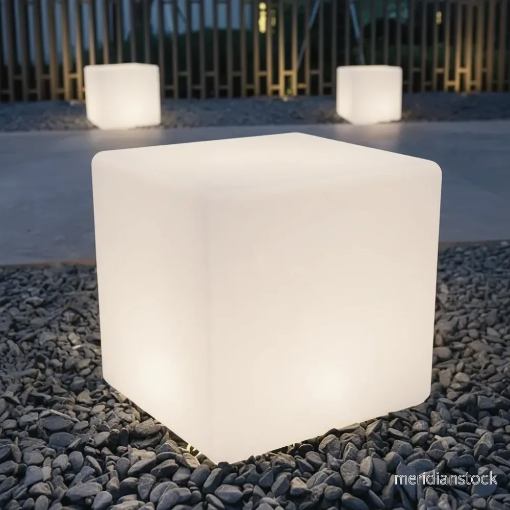 Trådlös uppladdningsbar lampa - GlowCube - Bild 3