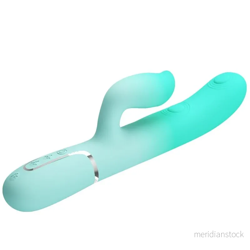 PRETTY LOVE - GIGI MULTIFUNCTION RABBIT VIBRATOR AQUA GREEN - Bild 3