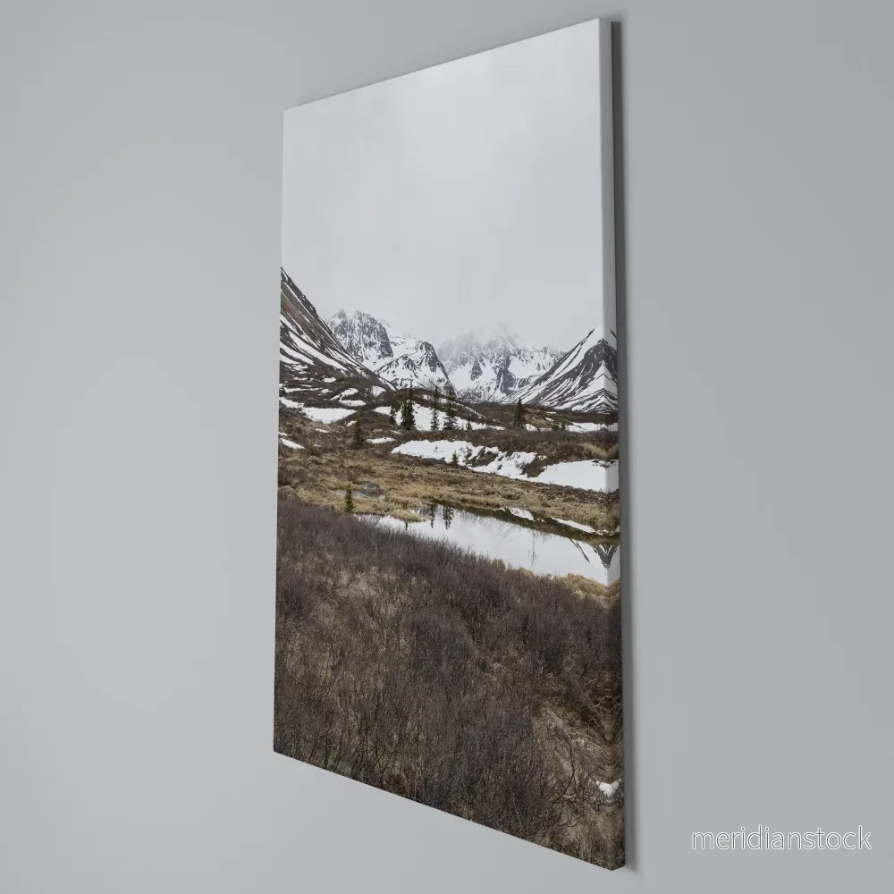 ECHOES OF WINTER Vertical Canvas Print - Bild 3
