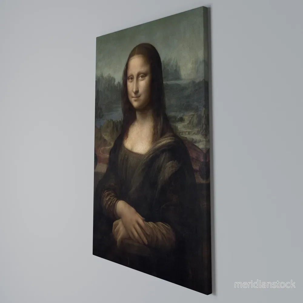 MONA LISA Vertical Canvas Print - Bild 3