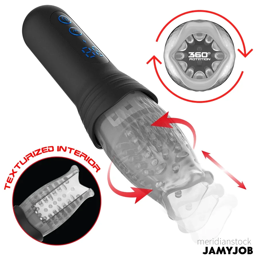 JAMYJOB - BLOW-R MASTURBATOR WITH THRUSTING AND ROTATION - Bild 2