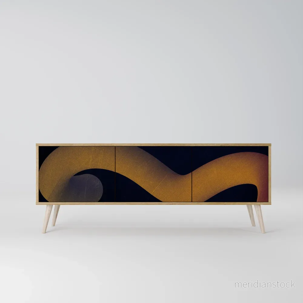 HOLLOW TIME TV-bänk med 3 dörrar - Bild 2