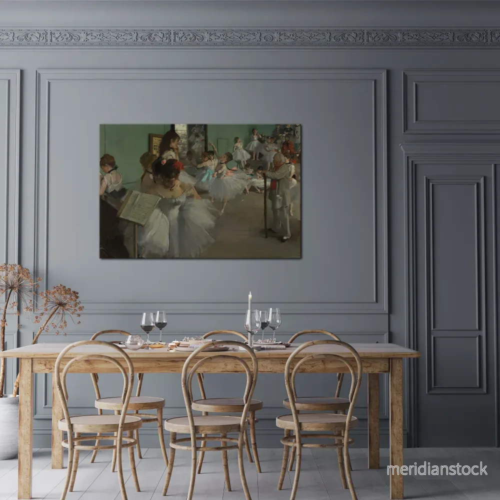 THE DANCE CLASS Horizontal Canvas Print