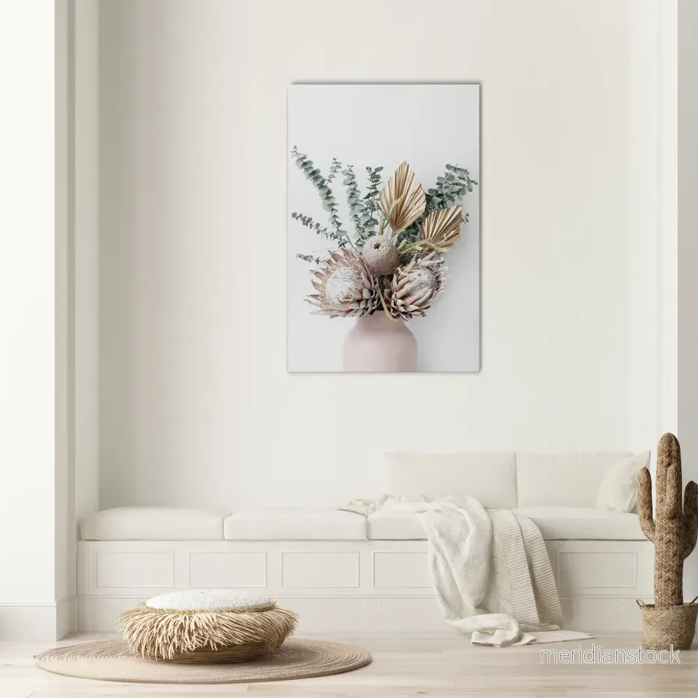 NATURE'S GOLDEN WHIMSY Vertical Canvas Print - Bild 2