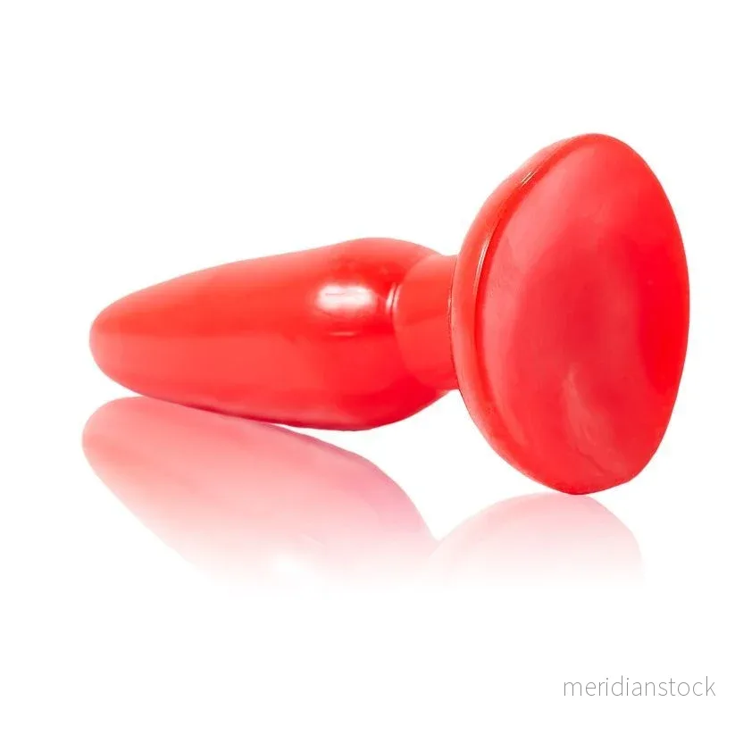 BAILE Small Red Anal Plug 15 CM - Perfect for Beginners and Enhancing Pleasure - Bild 2