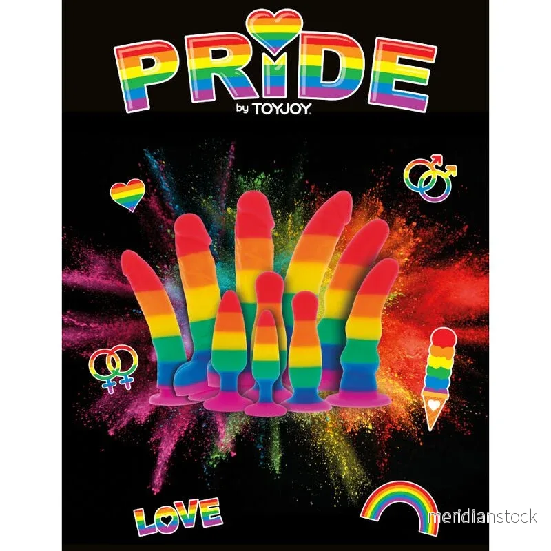 PRIDE - LGBT FLAG DILDO 15 CM - Bild 3