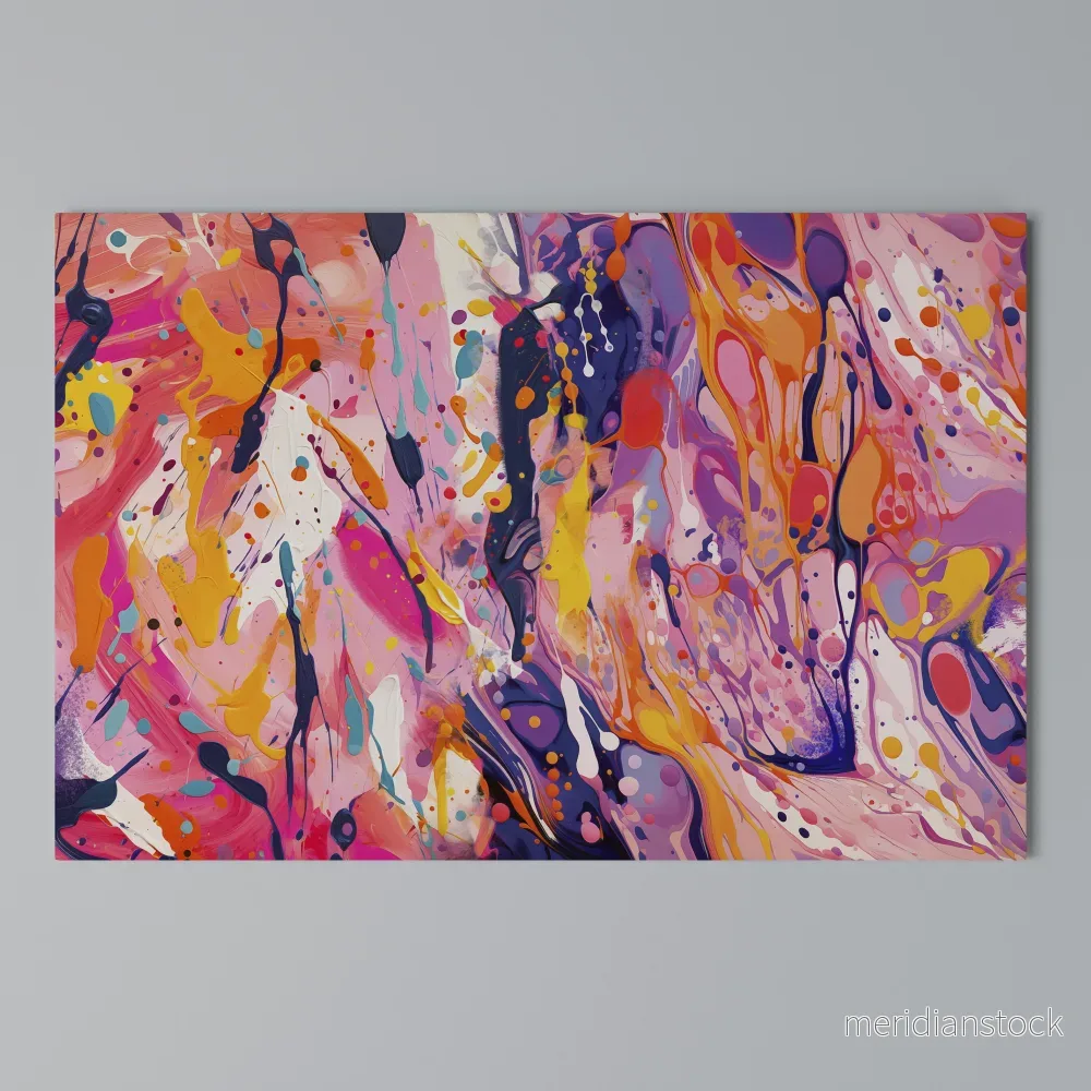 EXPRESSIVE ECHOES Horizontal Canvas Print - Bild 2