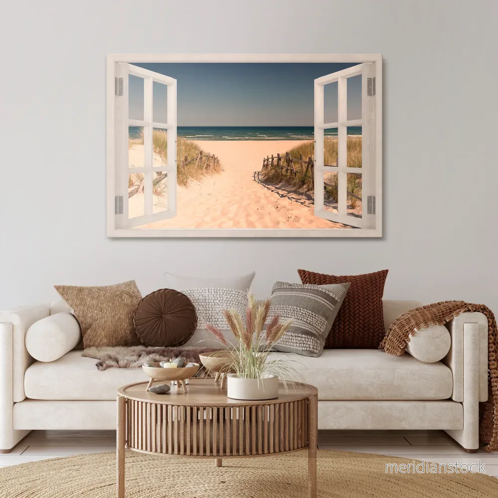 SANDY DREAMSCAPE Horizontal Canvas Print - Bild 2