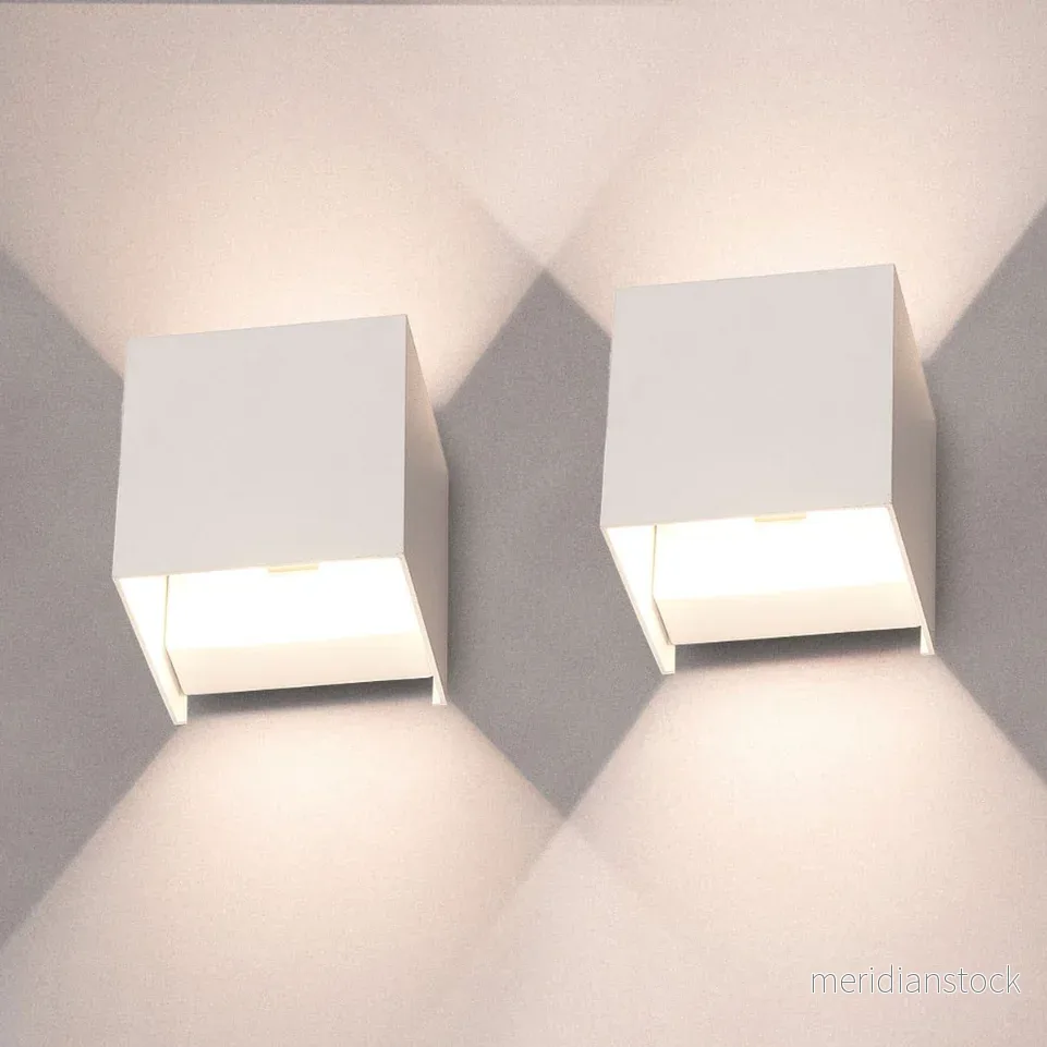Stilren LED-kubusformad vägglampa – LumiCube - Bild 2