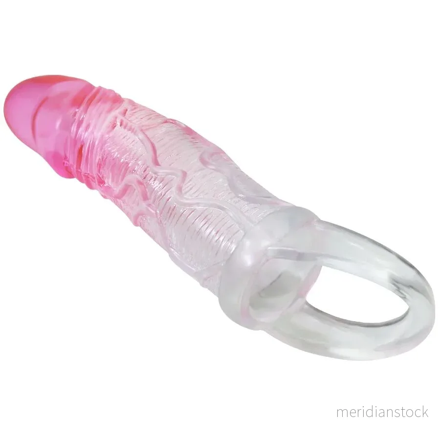 PRETTY LOVE - ODES REALISTIC 2 CM ENLARGEMENT SHEATH FOR PENIS PINK - Bild 3