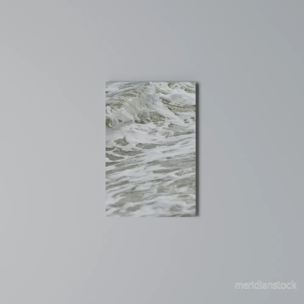 FOAMING ELEGANCE Vertical Canvas Print - Bild 3