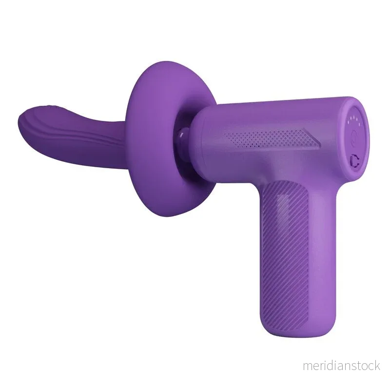 PRETTY LOVE - VITO THRUSTING MASSAGE GUN 5 MODES PURPLE - Bild 3