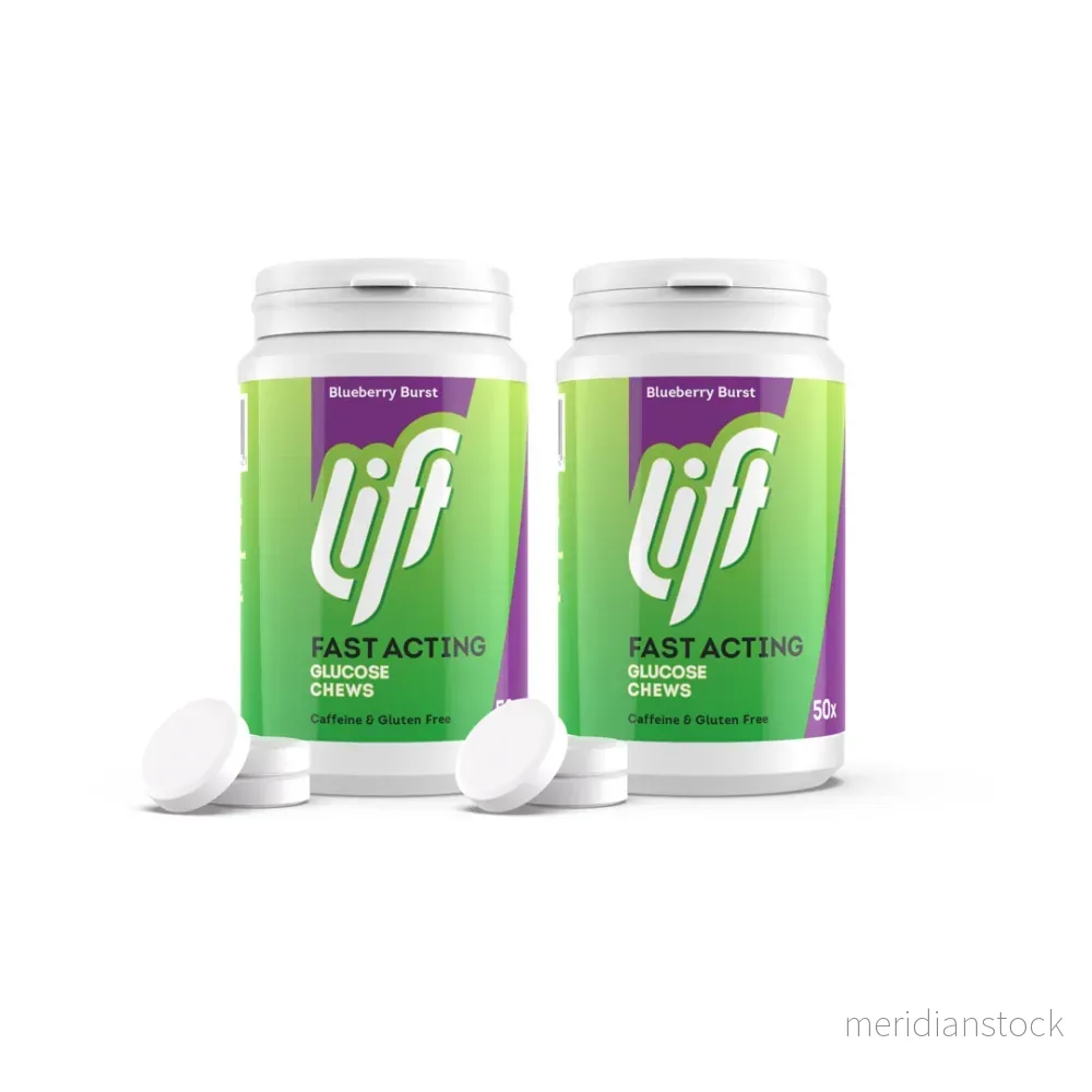 Druvsocker LIFT Blåbär Refill 2-pack Druvsocker LIFT Blåbär Refill 2-pack