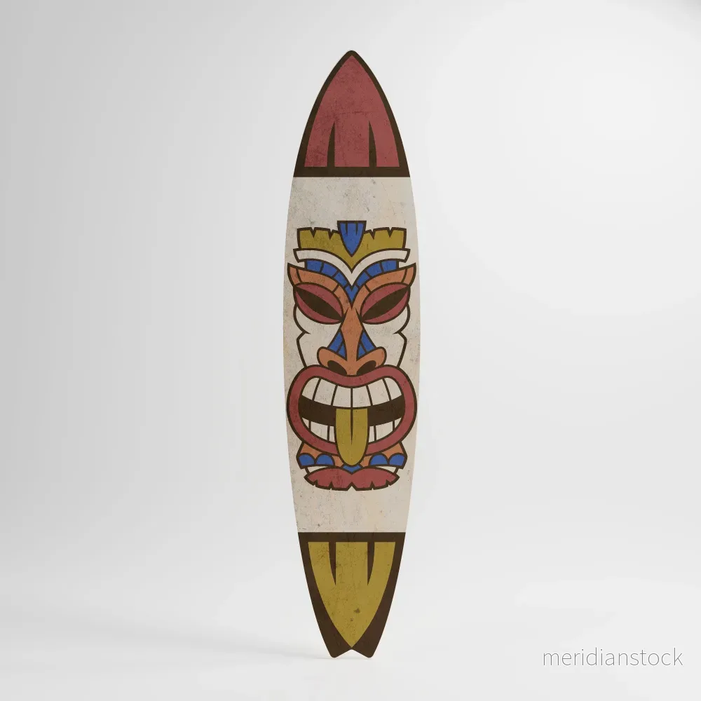 TOTEM TIKI Dekorativ Surfbräda - Bild 3