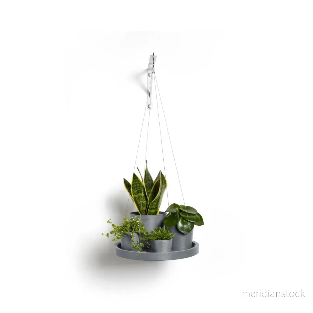 Krukfat hängbar 36cm blågrå Krukfat hängbar 36cm blågrå