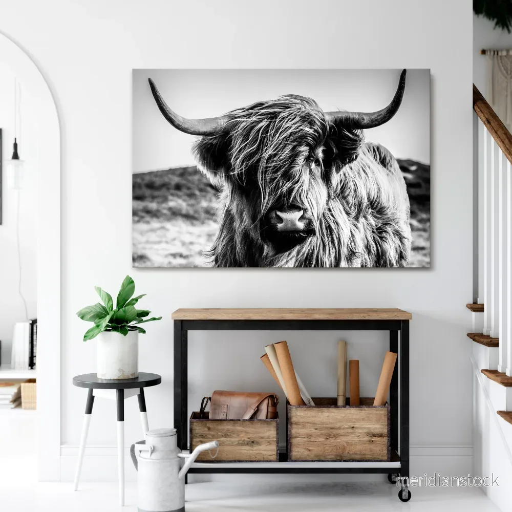 WILD SPIRIT REFLECTED Horizontal Canvas Print