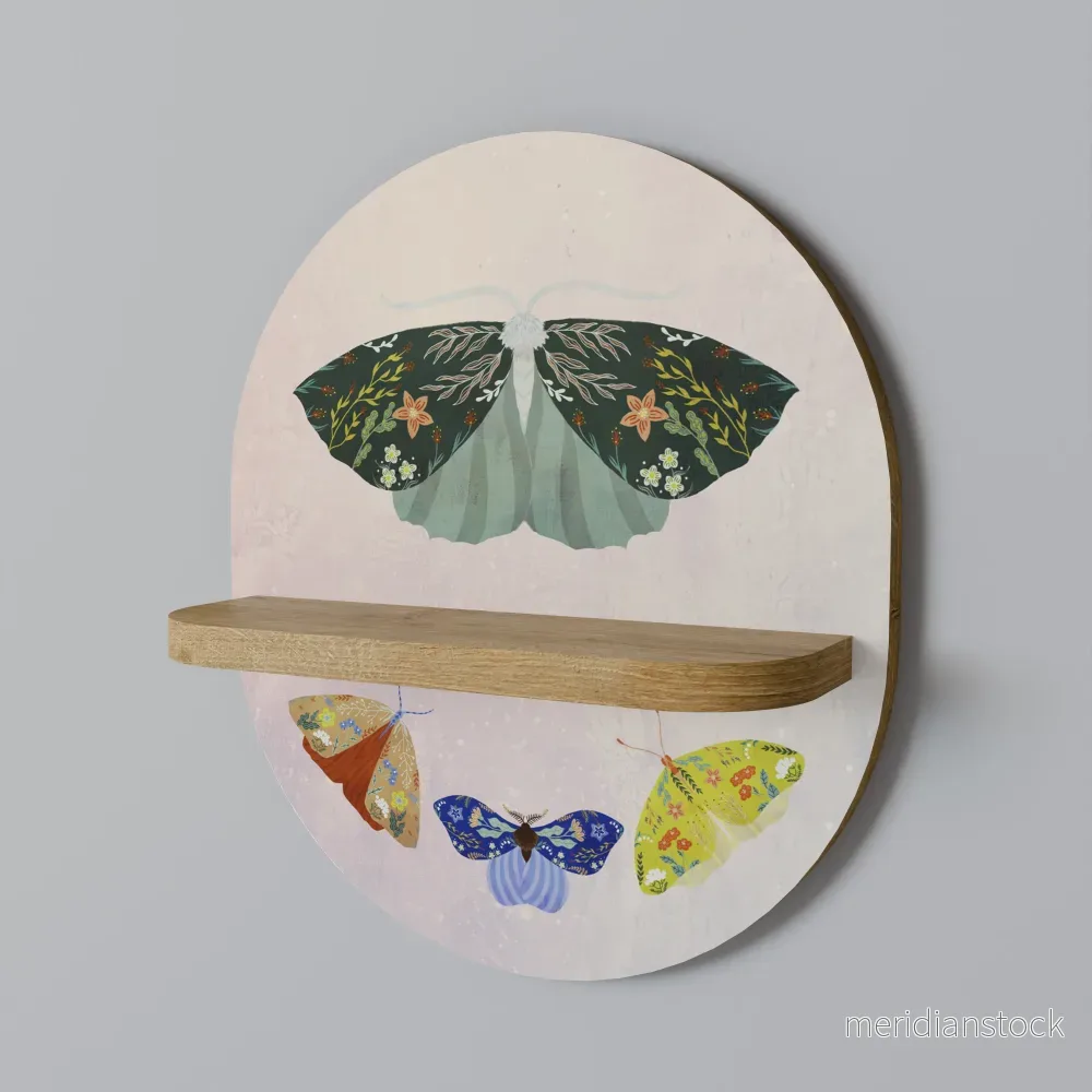 MOTH INTO THE LIGHT Dekorationshylla