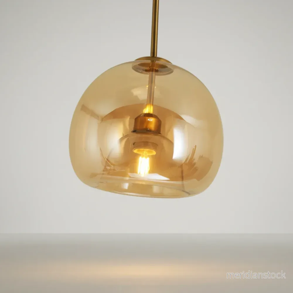 Modern guldfärgad och svart designlampa - Aurelight - Bild 2