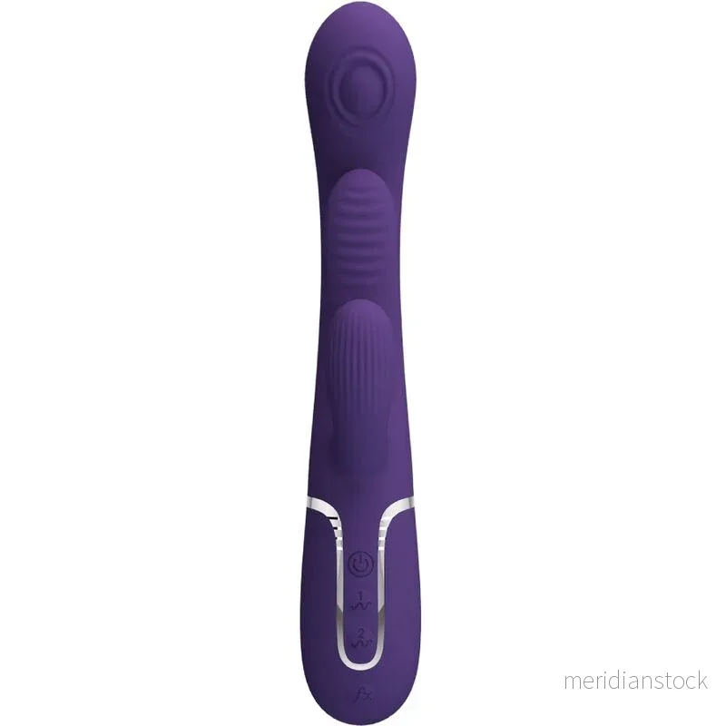 PRETTY LOVE - SHANIA TRIPLE RABBIT VIBRATOR MULTIFUNCTION PURPLE - Bild 3