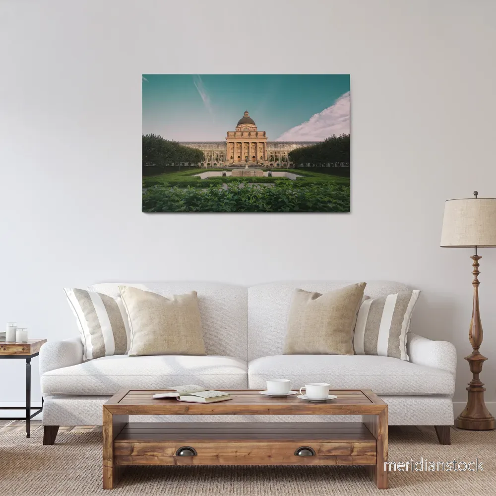 TRANQUIL PALACE VIEW Horizontal Canvas Print - Bild 2