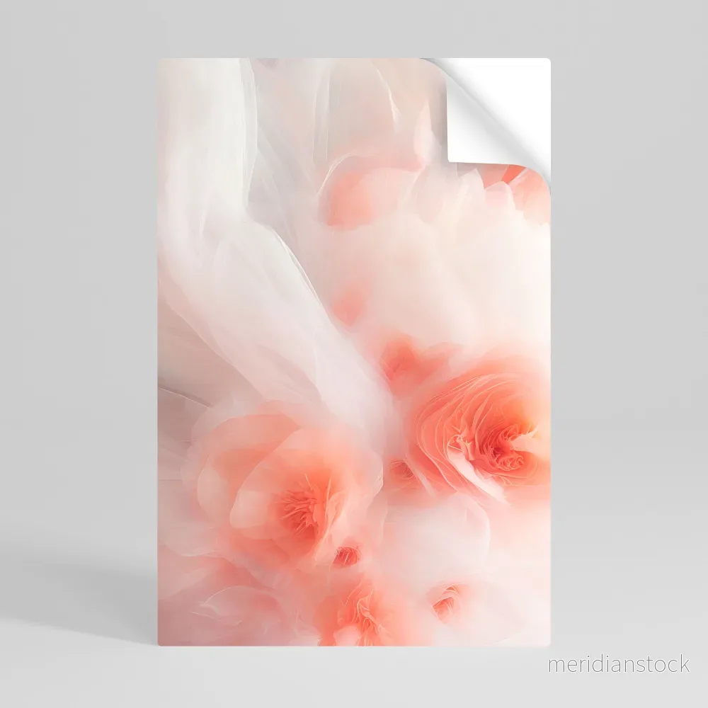 TENDER BLOSSOM VEIL Självhäftande Vertikal Poster - Bild 2