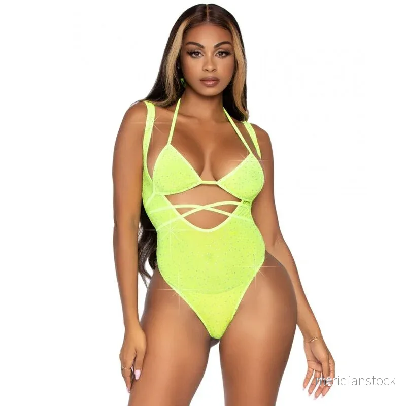 LEG AVENUE - BIKINI TOP AND BODYSUIT ONE SIZE - Bild 3