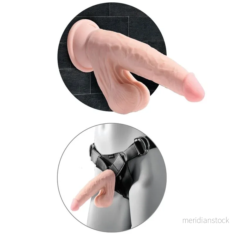 KING COCK - PLUS 3D DILDO SWINGING BALLS 15.2 CM LIGHT SKIN - Bild 2
