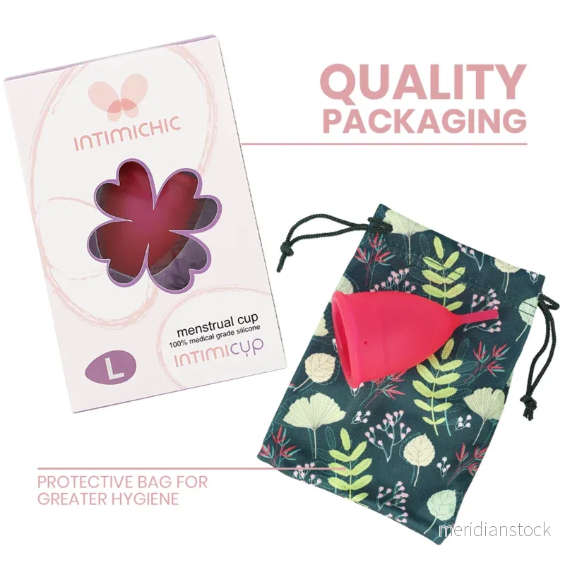 INTIMICHIC - MENSTRUAL CUP MEDICAL GRADE SILICONE - SIZE L - Bild 2