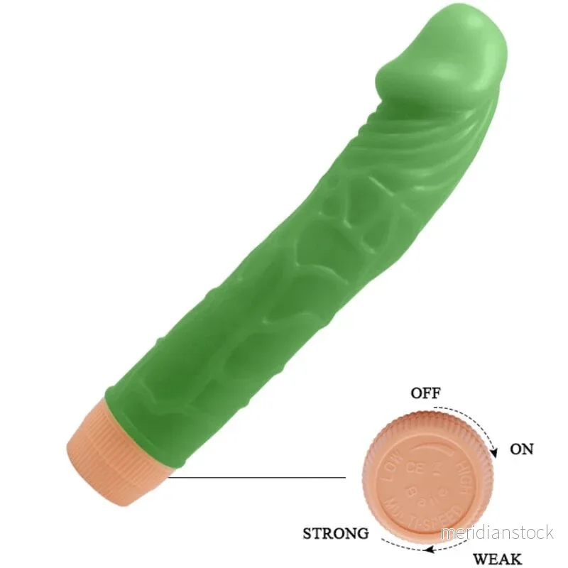 BAILE - BILL REALISTIC VIBRATOR 22.5 CM GREEN - Bild 2