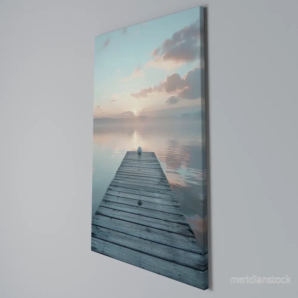 GENTLE MORNING MYSTIQUE Vertical Canvas Print - Bild 3