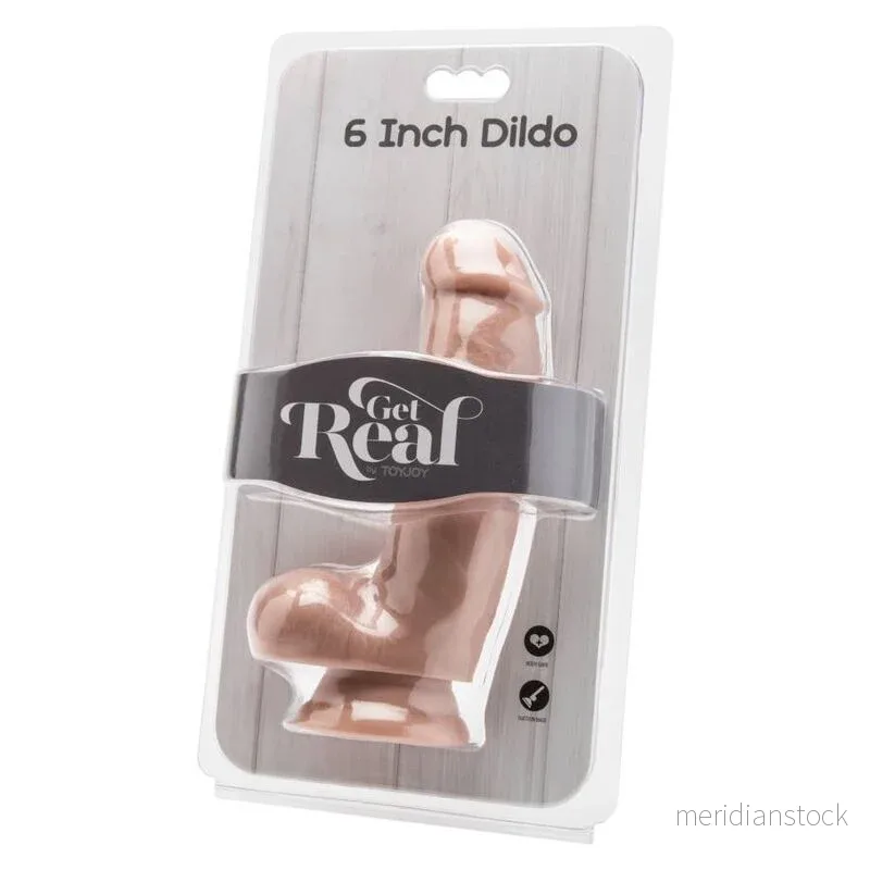 GET REAL - DILDO 12 CM WITH BALLS SKIN - Bild 2