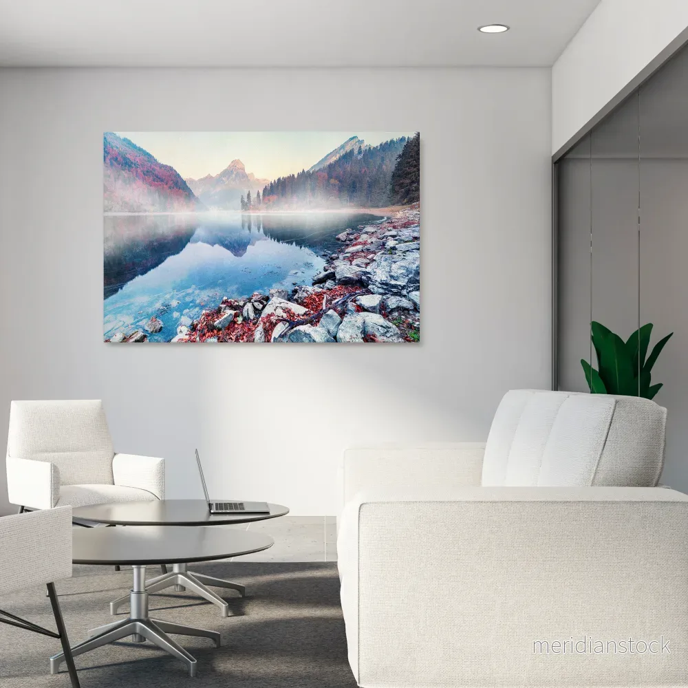 TRANQUIL WATERSCAPE Horizontal Canvas Print - Bild 2