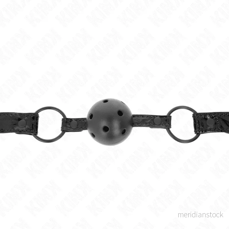 KINK - DIAMOND PATTERN BALL 4.5 CM GAG MODEL 3 64.5 CM ADJUSTABLE 42-60 CM - Bild 3