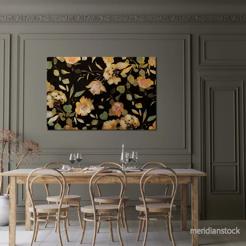MODEST FLORAL Horizontal Canvas Print - Bild 2