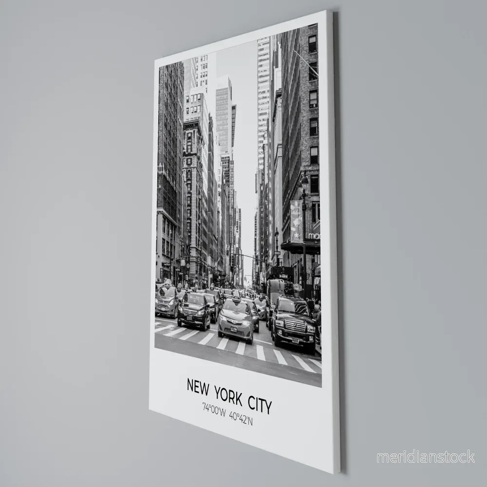 TIMELESS NEW YORK VIBES Vertical Canvas Print - Bild 3