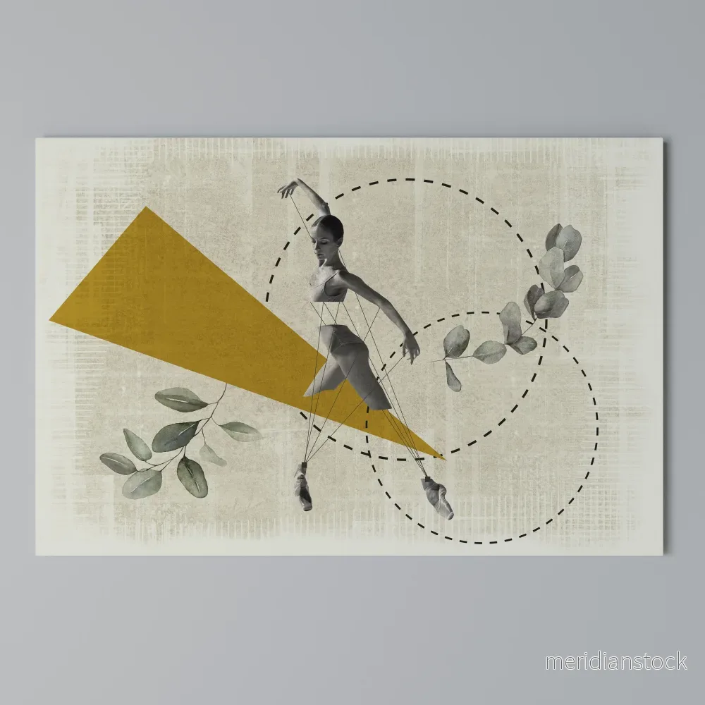 TRIANGLE MOVEMENT Horizontal Canvas Print - Bild 2