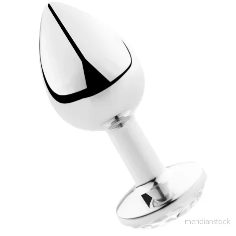 SECRETPLAY - PLUG ANAL TRANSPARENT ALUMINUM 7CM - Bild 2