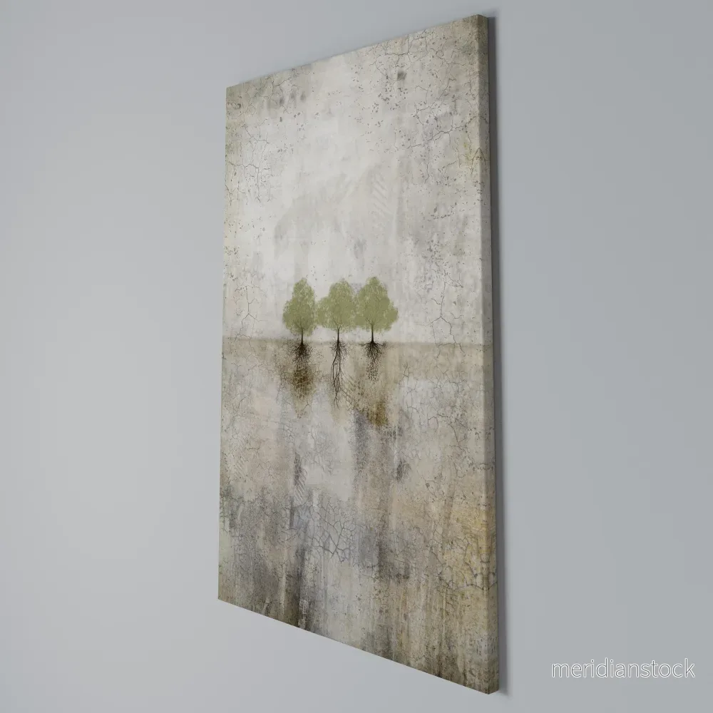 ROOTS OF TIME Vertical Canvas Print - Bild 3