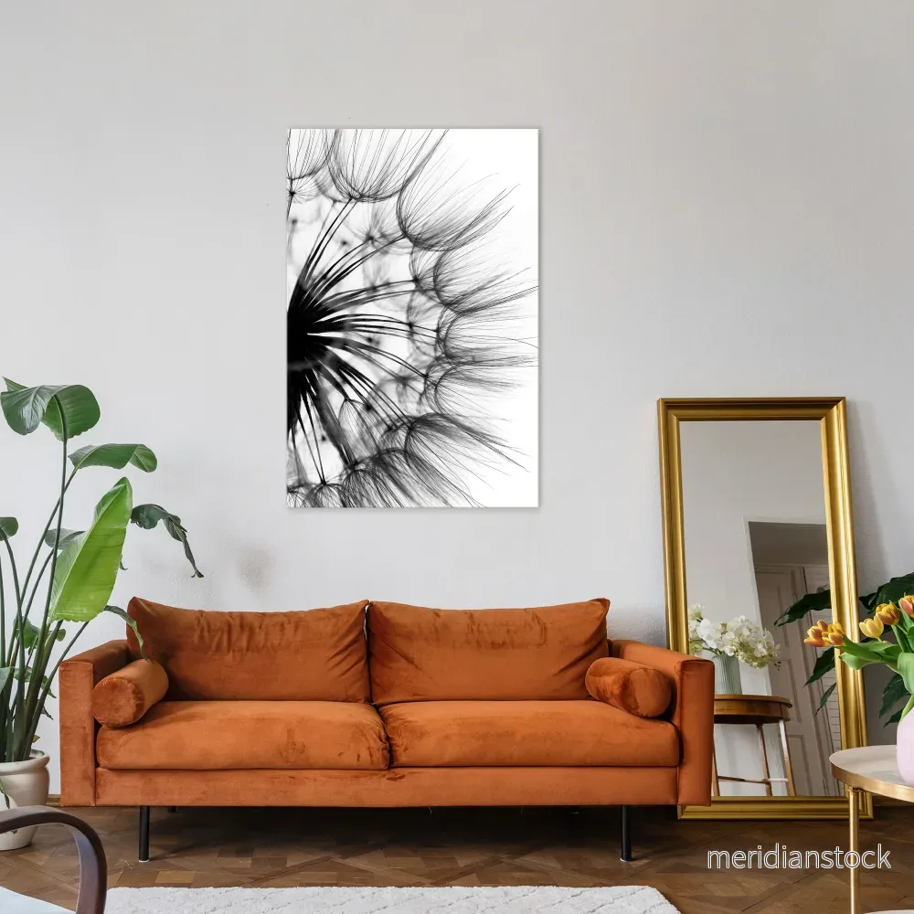 WHISPERING WILDFLOWER Vertical Canvas Print - Bild 2