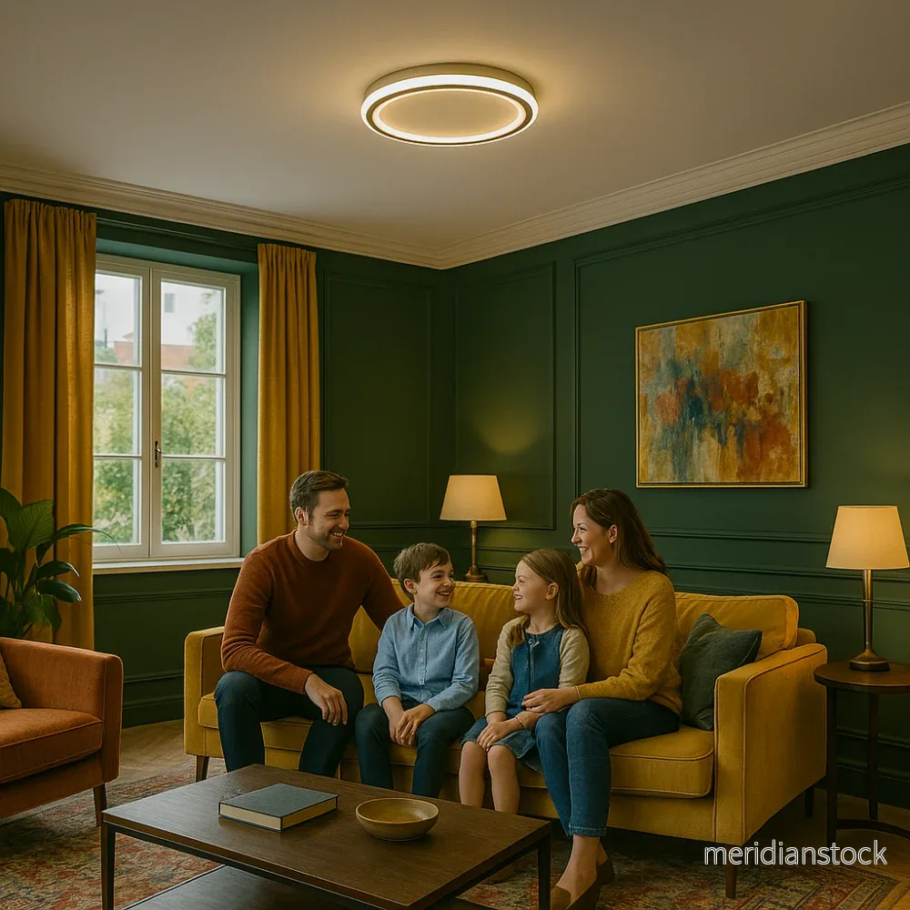 NordGlow | Dimbar LED-taklampa i skandinavisk stil - Bild 3