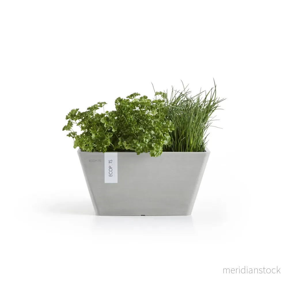 Kruka Berlin 25cm vitgrå