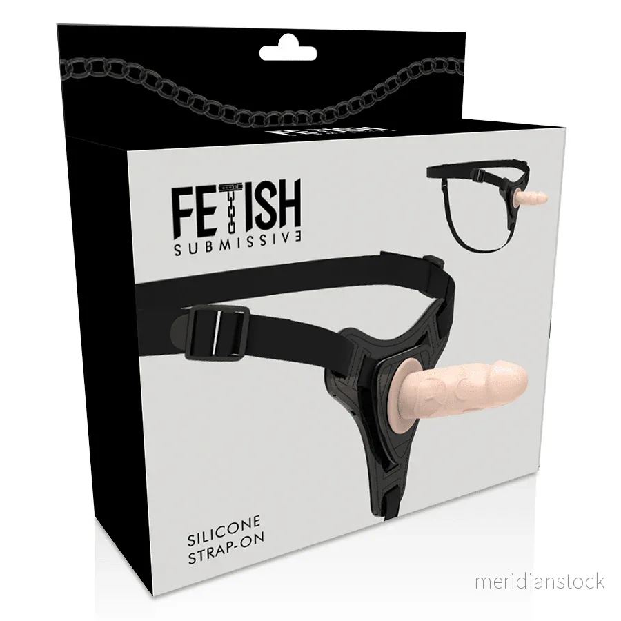 FETISH SUBMISSIVE HARNESS - FLESH REALISTIC SILICONE 12.5 CM - Bild 3